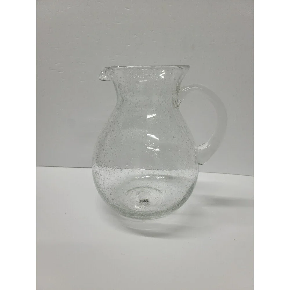 Tag Pitcher Clear with Bubbles